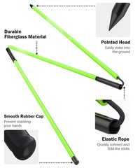 Rhino Valley Golf 48 inches (unfolded) and 17 (folded), Green
