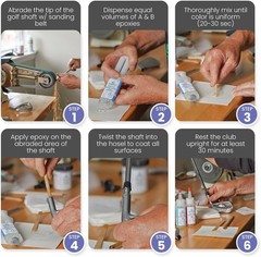 Professional-Grade Rapid Cure Golf Epoxy – Durable Club Repair in 30 Minutes