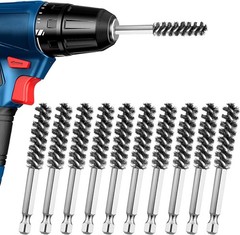 10PCS Golf Club Hosel Brushes Stainless Steel Shaft Wire Cleaning Tool