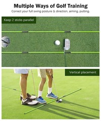 Rhino Valley Golf 48 inches (unfolded) and 17 (folded), Green