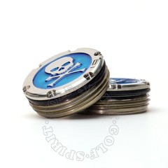 2 Deluxe Tour Style Weights for Scotty Cameron Putters, Blue Skull, fr. 5 to 40g