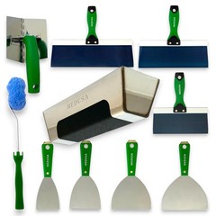 Medusa’s Carbon/Blue Steel Drywall Taping Kit w/ S.S. Adj. Angle Too – 80 Chars