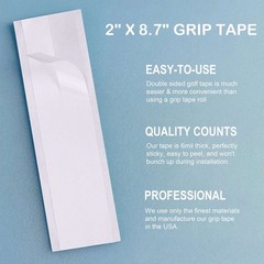 13Pieces Professional Golf Grip Tape, 2 x 8.7 inches Double-Sided Adhesive Strip