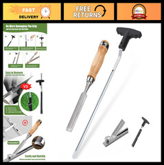 Golf Grip Removal Tool & Tape Remover, 12″ V-Groove High-Carbon Steel Kit