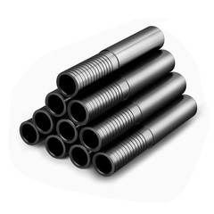 10pcs Graphite Golf Shaft Extension Golf Shaft Extender (Size 0.500)