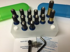 Tour Lock Pro (BLUE)14-pc Full Set(10-12g,2-16g,1-25g,1-30g)w/Tools&Manual
