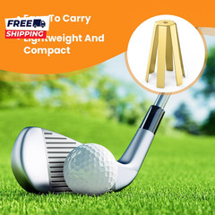 20Pcs Universal Brass Golf Shaft Shims 6 Legs Adjustable Golf Adapter Shims Fits
