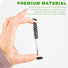10PCS Golf Club Hosel Brushes Stainless Steel Shaft Wire Cleaning Tool
