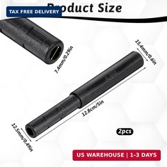 2PCS Golf Club Shaft Extension for Graphite Wood or Steel Iron Shaft Extender