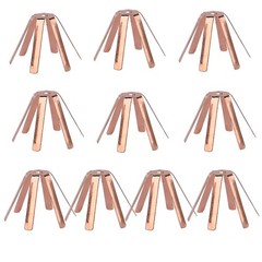 10Pcs/Pack Universal Brass Golf Shaft 0.335, 0.350, 0.355, 0.370″, Black
