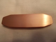 TeI3 COPPER INSERT KIT for SCOTTY CAMERON”DELMAR TWO” LONG SLANT COLLAR FACE