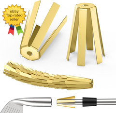20Pcs Universal Brass Golf Shaft Shims 6 Legs Adjustable Golf Adapter
