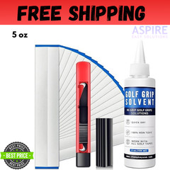 Deluxe Grip Repair Kits for Regripping Golf Clubs Inlcudes Hook Knife 2″ X 10″