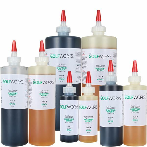 GolfWorks EZ Pour High Strength Golf Club Shaft Epoxy – Choose Your Package Size