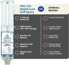 Golf Epoxy Rapid Cure 30 Min Liquid for Club Repair