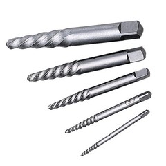 Broken Screw/Shaft Extractor Set – Five Piece Set