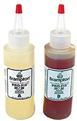 8oz.Kit Brampton Tech. Long Cure Golf Epoxy, Shafting Beads (4oz), Black Pigment