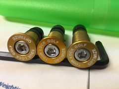 Tour Lock Pro Counter Balance 3-Weight Package(GOLD-20g,25g,30g)w/ Tool/Manual