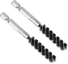2PCS Golf Club Cleaning Tool Golf Stainless Steel and Brass Hosel Electric Drill
