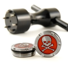 2 x 30g Deluxe Tour Weights + Black Wrench for Scotty Cameron Putter, Skull, Red