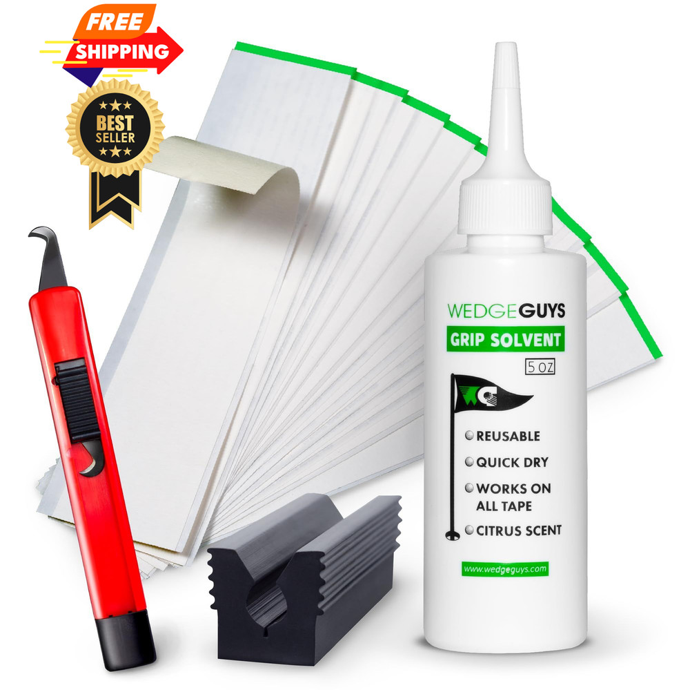 Wedge Guys Golf Grip Kits for Regripping Clubs – Professional Clear