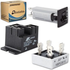 Dewkake Club Car Battery Charger Repair Kit for 48V Powerdrive 1 & 2 Silver