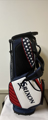 Srixon Tour Stand Bag Navy/White/Red Rain Cover Included NEW With Tags/Plastic