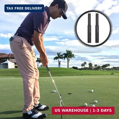 2PCS Golf Club Shaft Extension for Graphite Wood or Steel Iron Shaft Extender