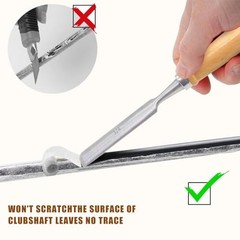 Golf Grip Tape Remover Tool Kit – No Residue, Quick Removal for Regripping Clubs
