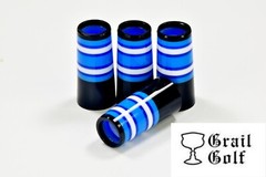 GRAIL GOLF HYPER-PREM IRON FERRULES .355 1.2″.550OD BLK, LT BLUE, BLUE RINGS LOT