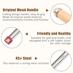 Golf Grip Tape Remover Tool Kit – No Residue, Quick Removal for Regripping Clubs