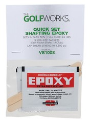 Quick Set Shafting Epoxy 3 Job Packets – With Mixing Sticks