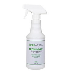 Epoxy-Gon Epoxy Cleaning Golf Club Solvent – 16oz spray bottle, 50 count wipes