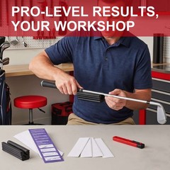 Golf Grip Kits for Regrip Golf Clubs Hook Blade,Grip,Rubber Vise Clamp