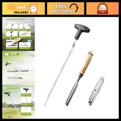 Golf Grip Tape Removal Tool Kit – Regrip Graphite & Steel Club Shafts Easily