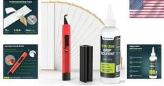 Professional Golf Grip Kits for Regripping– Optional 5oz Solvent, Standard Ho…