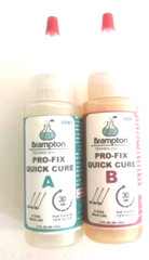 BRAMPTON QUICK CURE, 4oz. KIT, PRO FIX GOLF CLUB EPOXY 30 MINUTE REPAIR