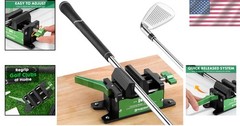 Durable Aluminum Golf Grip Vice Clamp CNC Machined Secure Club Repair