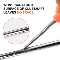 Golf Grip Removal Tool，11″ V-Groove Grip Remover Saver for Standard Length Swing
