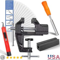 Complete Golf Grip Regripping Kit No-Drill Vise Retractable Blade Tape Remover