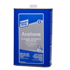 Klean Strip Acetone Acetone – 1 Quart Can Cleans Project Residue