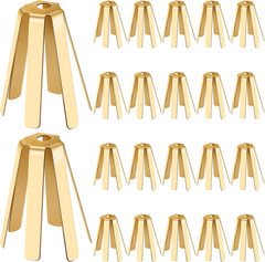 20 Pcs Universal Brass Golf Shaft Adapter Shims Fits .335 .350 .355 .370