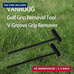 Golf Grip Removal Tool,Black V-Groove Grip Remover Saver 11″ for Standard Length
