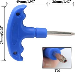 Bonsicoky T20 Golf Wrench Driver Tool for Club Head Adjustment Accessory