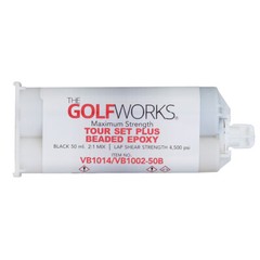 PACK OF 2 GolfWorks Maximum Strength Tour Set Plus Beaded Golf Club Epoxy 50 ml