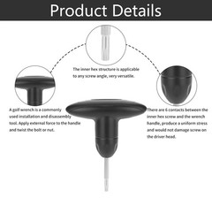 Golf Club Driver Shaft Adapter Adjustment Wrench Tool Screwdriver
