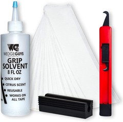 Golf Club Grip Kit – Options Include: Solvent, Grip Tape, Vise Clamp, Hook Blade