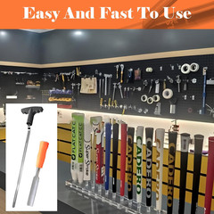 Golf Grip Removal Tool，11″ V-Groove Grip Remover Saver for Standard Length Swing