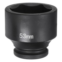 HARFINGTON 6-Point 3/4″ Drive 53mm Metric Impact Socket 40Cr Alloy Steel Spindle