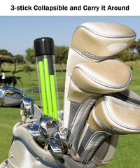 Rhino Valley Golf 48 inches (unfolded) and 17 (folded), Green